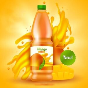 FreshBite Mango Juice Bottle